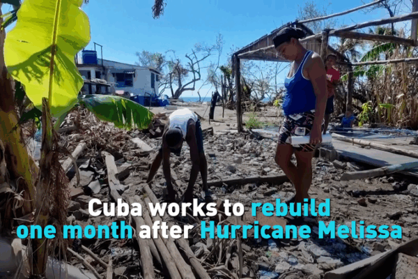 One Month On: Cuba’s Rebuild After Hurricane Melissa video poster