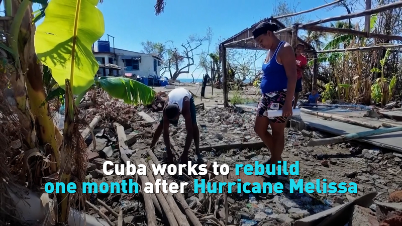 One Month On: Cuba’s Rebuild After Hurricane Melissa video poster