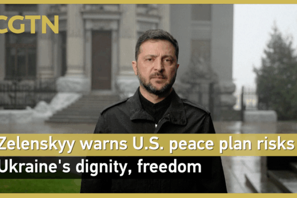 Zelenskyy Warns US Peace Plan Could Undermine Ukraine’s Freedom video poster