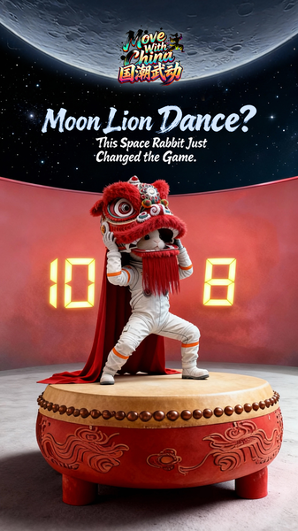 Space_Rabbit_vs_Mech_Lion__Moon_Lion_Dance_Showdown_poster - My Global News: Voices of a New Era Space_Rabbit_vs_Mech_Lion__Moon_Lion_Dance_Showdown video poster