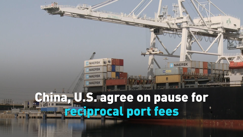 US_and_China_Agree_to_Pause_Port_Fees video poster