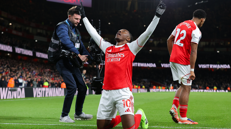 Eze’s Hat-Trick Propels Arsenal to 4-1 Derby Rout Over Spurs