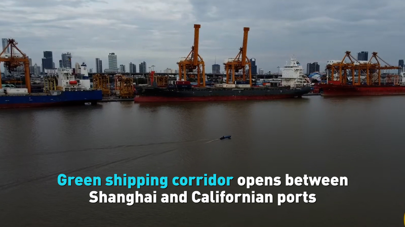ZP3OE1CFWL3A77TV811M - My Global News: Voices of a New Era Shanghai–California Green Shipping Corridor Launches on World Sustainable Transport Day video poster