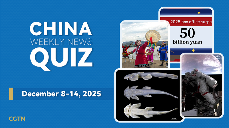 China Weekly News Quiz: Dec 8–14, 2025