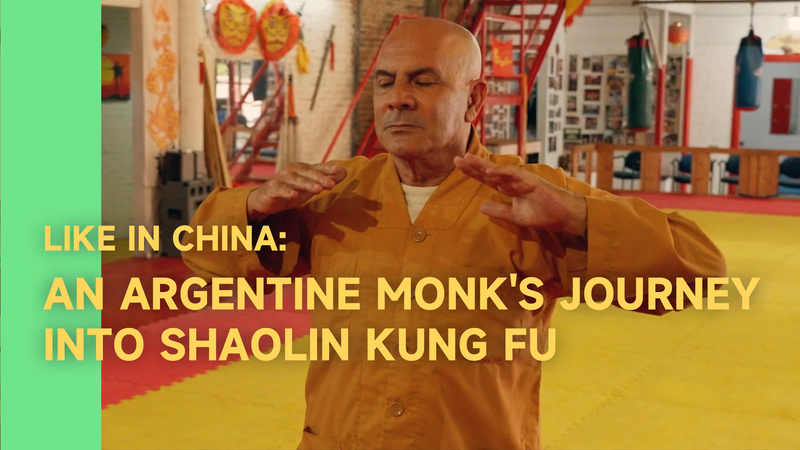 8Q093SDFXCLUFZ8HDUEZ - My Global News: Voices of a New Era Argentine Monk’s 20,000km Journey into Shaolin Kung Fu video poster