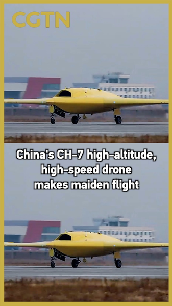 Chinese_mainland_s_CH_7_Drone_Soars_in_Maiden_Flight video poster