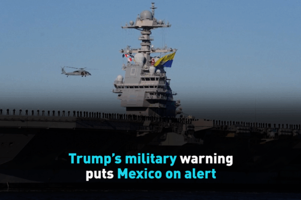 Trump’s Military Threat Puts Mexico on High Alert video poster