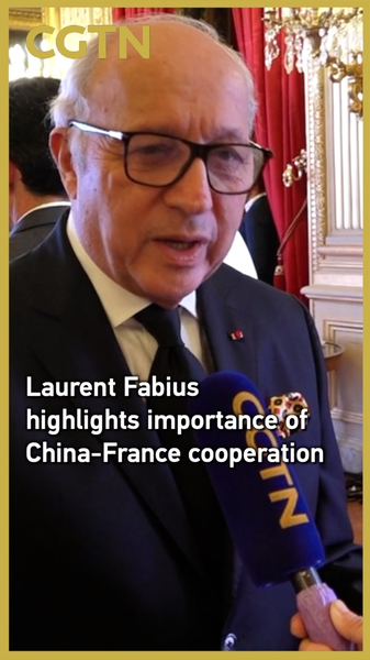 Fabius Urges Stronger Sino-French Ties Ahead of Macron’s Visit video poster