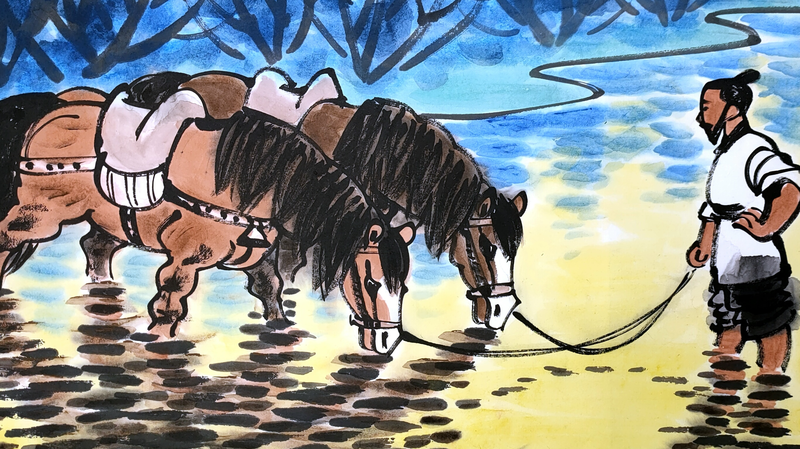 Qiu_Liquan_s_Year_of_the_Horse_Exhibition_Debuts_in_Beijing