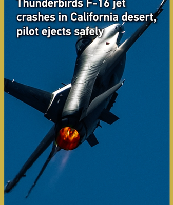 Thunderbirds_F_16C_Crashes_in_Mojave_Desert__Pilot_Ejects_Safely video poster