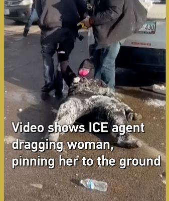 Viral_Video__ICE_Agent_Drags_Protester_to_Ground_in_Minnesota video poster