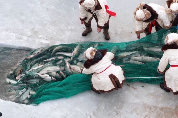 Bosten Lake’s Winter Fishing Festival: Tradition Meets Snowy Adventure video poster